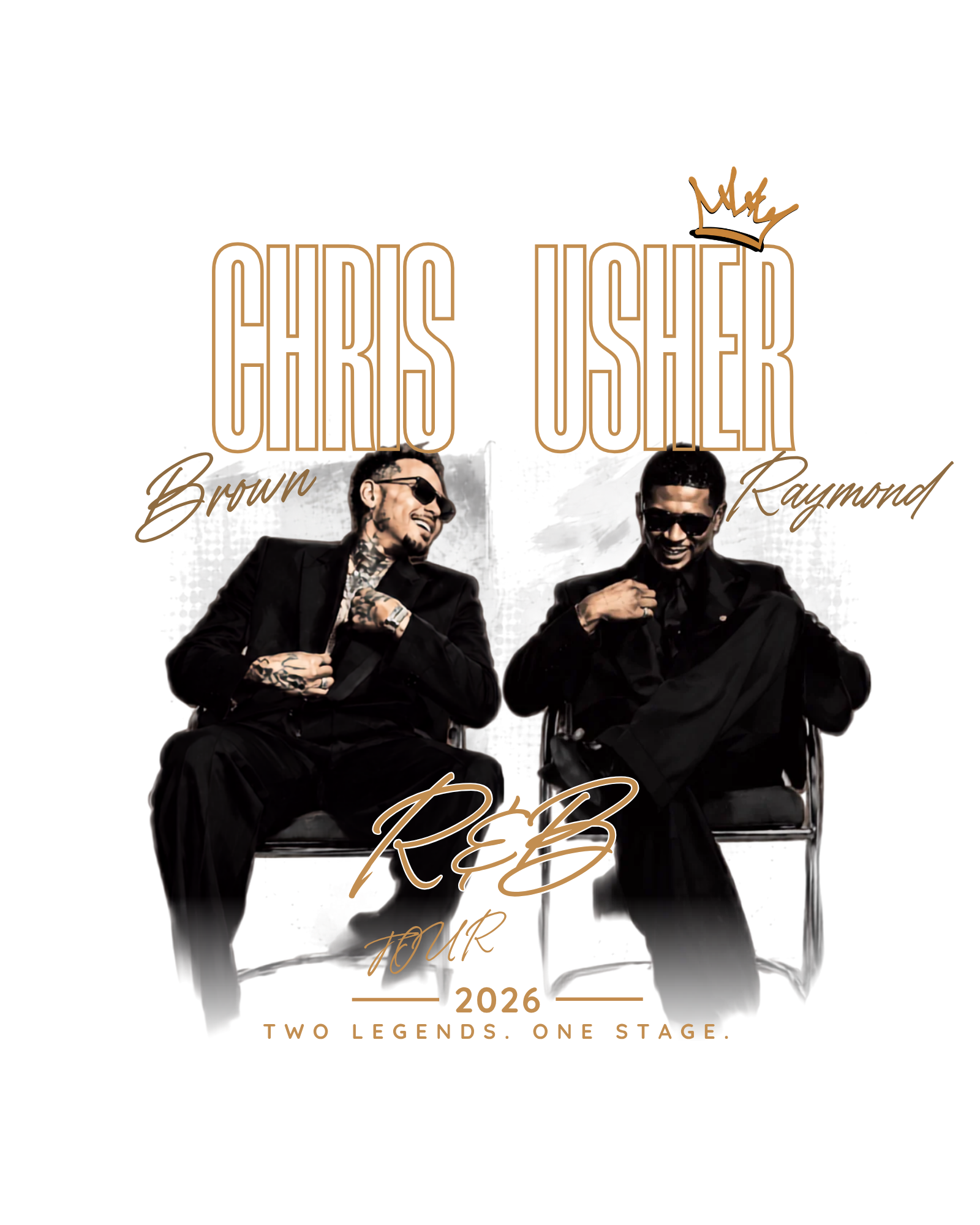 R&B Tour 2026 | Two Legends One Stage Concert Shirt  starting at t $220