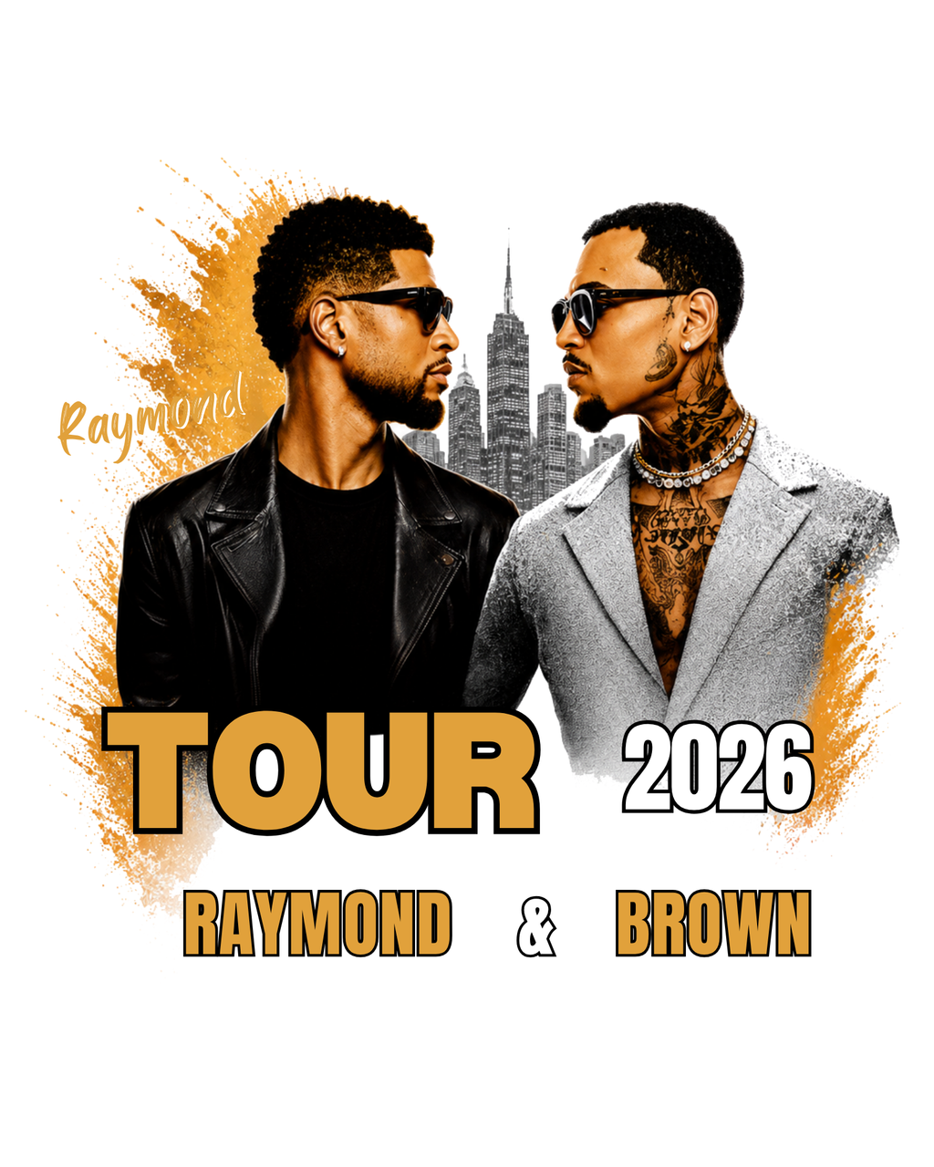 R & B Skyline Tour | R&B Concert Shirt  2026 Starting at $20