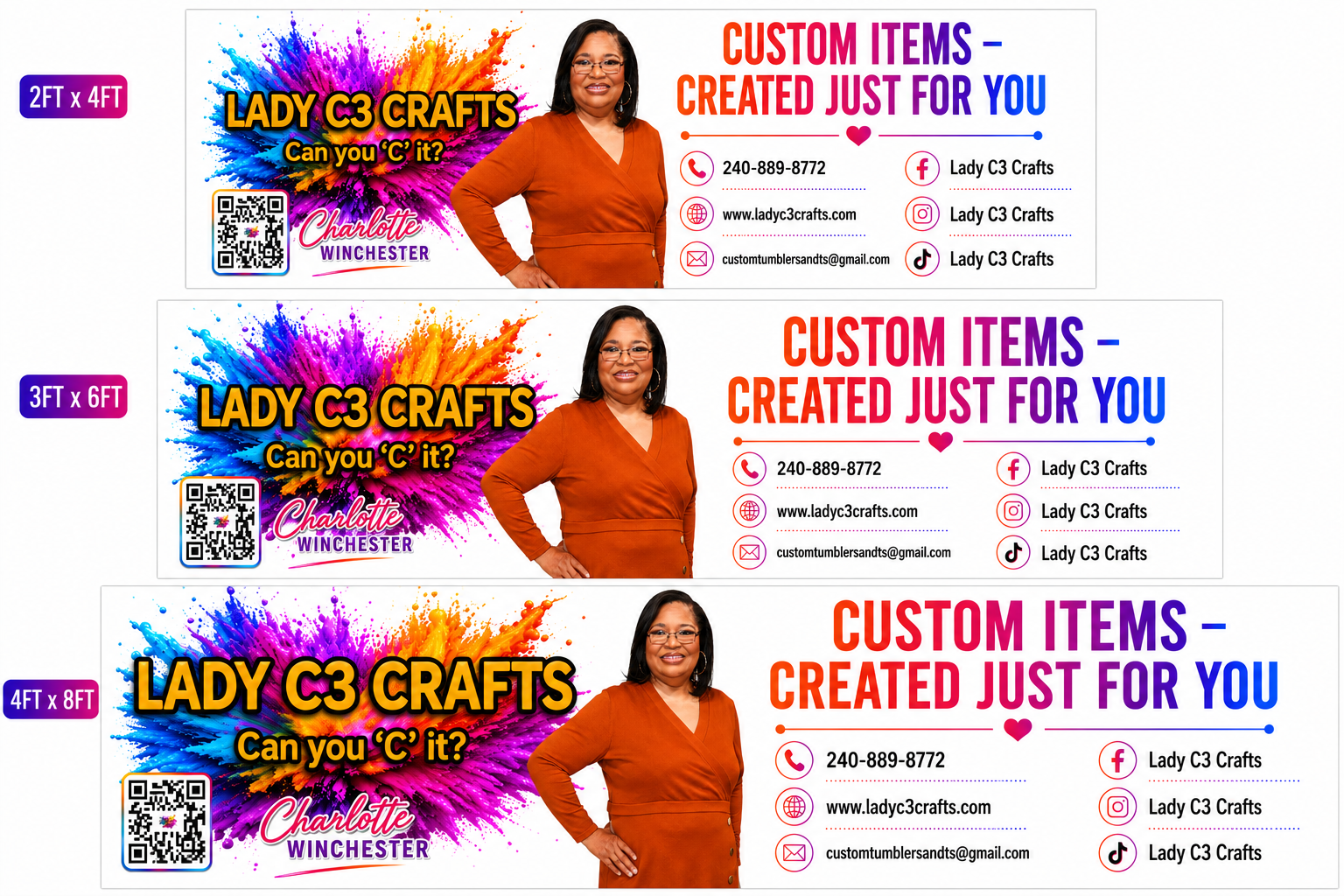 Custom Vinyl Banners | Personalized Business, Church, Event & Trade Show Banners Starting at 45.00