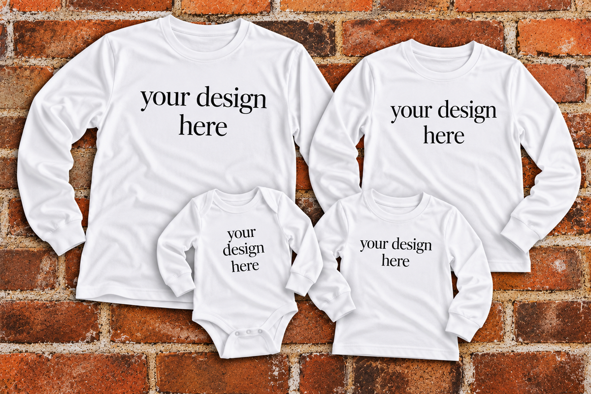 Custom Long Sleeve T-Shirt starting at $35
