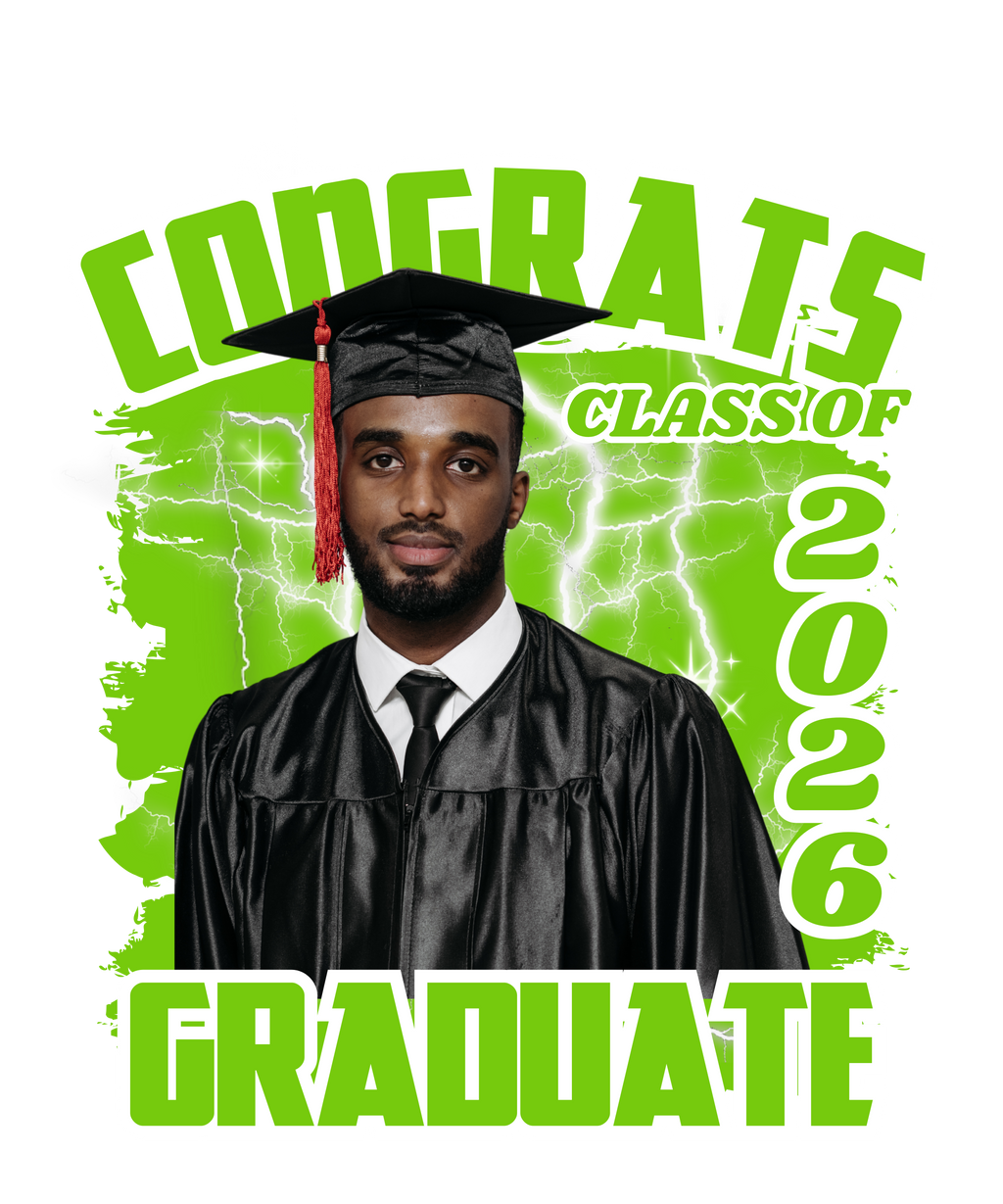 Personalized Graduation T-Shirt 2026 | Custom Photo Grad Shirt | Grad Tribute Shirt | Class of 2026 Keepsake Tee | Graduation Gift Starting at $30