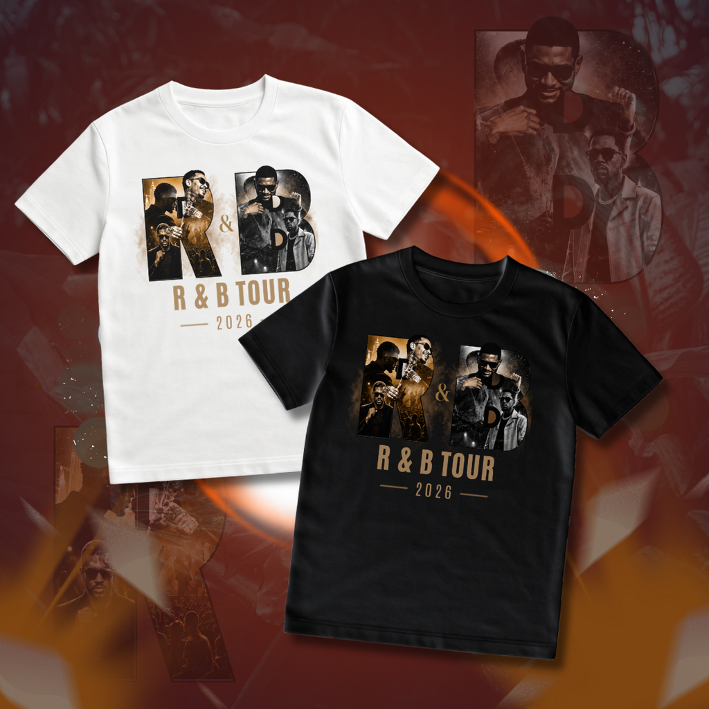 R&B Tour 2026 PNG | R & B Concert Inspired Shirt Design  Starting at $20.00