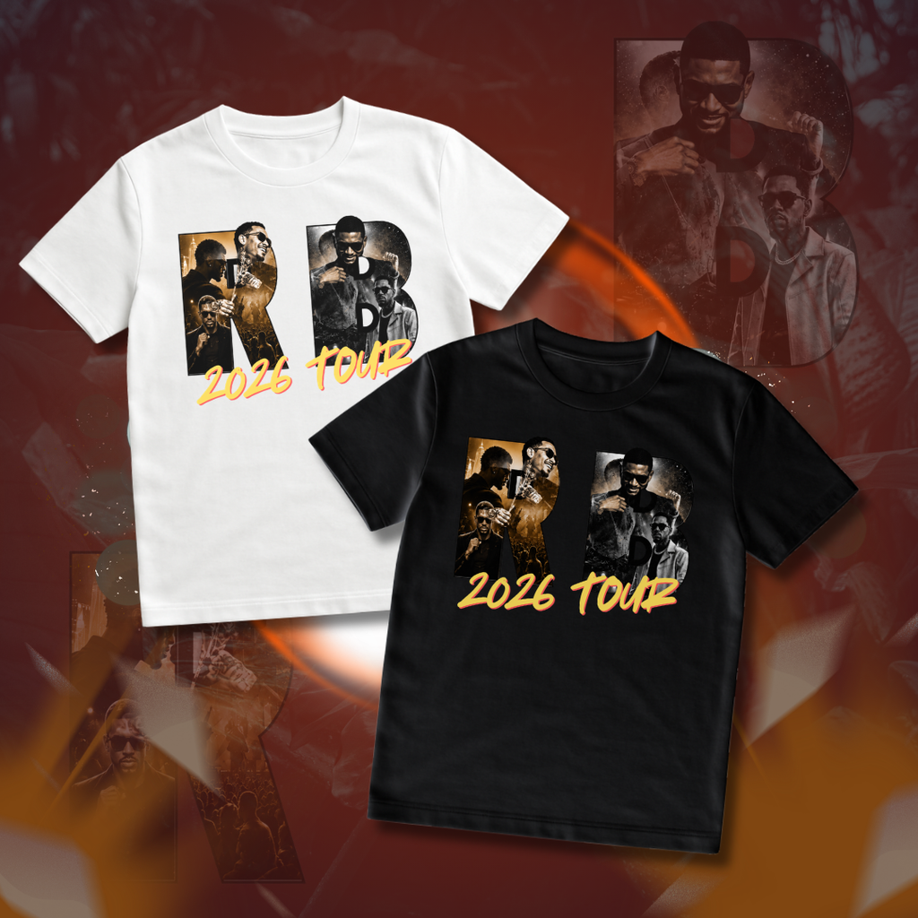R&B Tour Script PNG | R & B 2026 Concert Shirt Starting at $20
