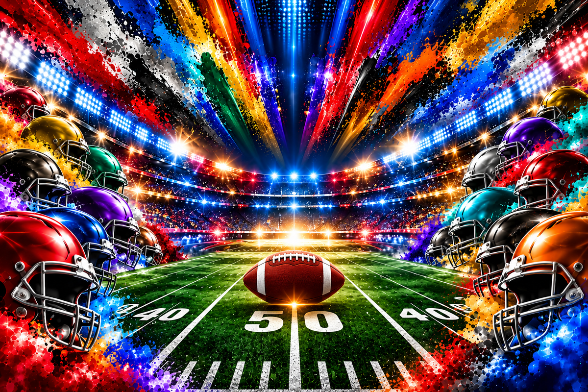 Football City AFC Skyline | Choose Your City & Team-Inspired Colors | Custom Fan Apparel & Gifts (T-shirt)