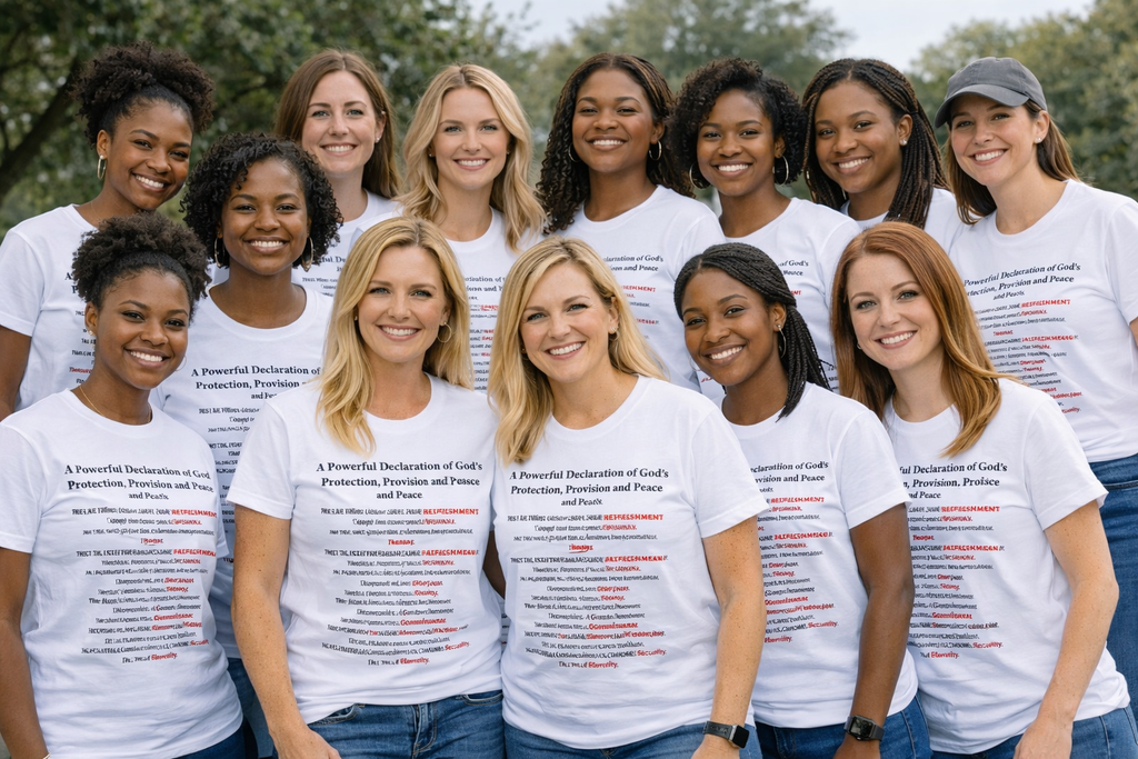 Psalms 23 Christian T-Shirt Starting at $20