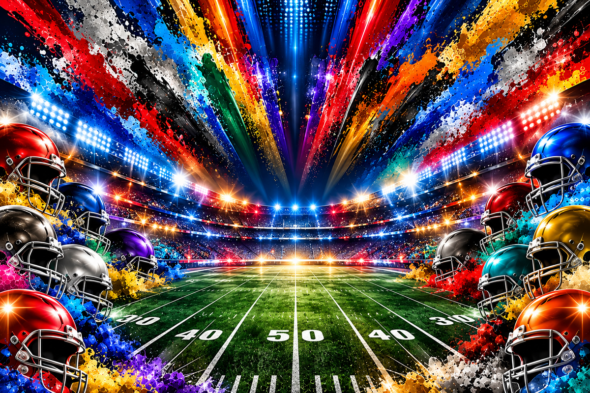 Football City NFC Skyline | Choose Your City & Team-Inspired Colors | Custom Fan Apparel & Gifts (T-shirt)