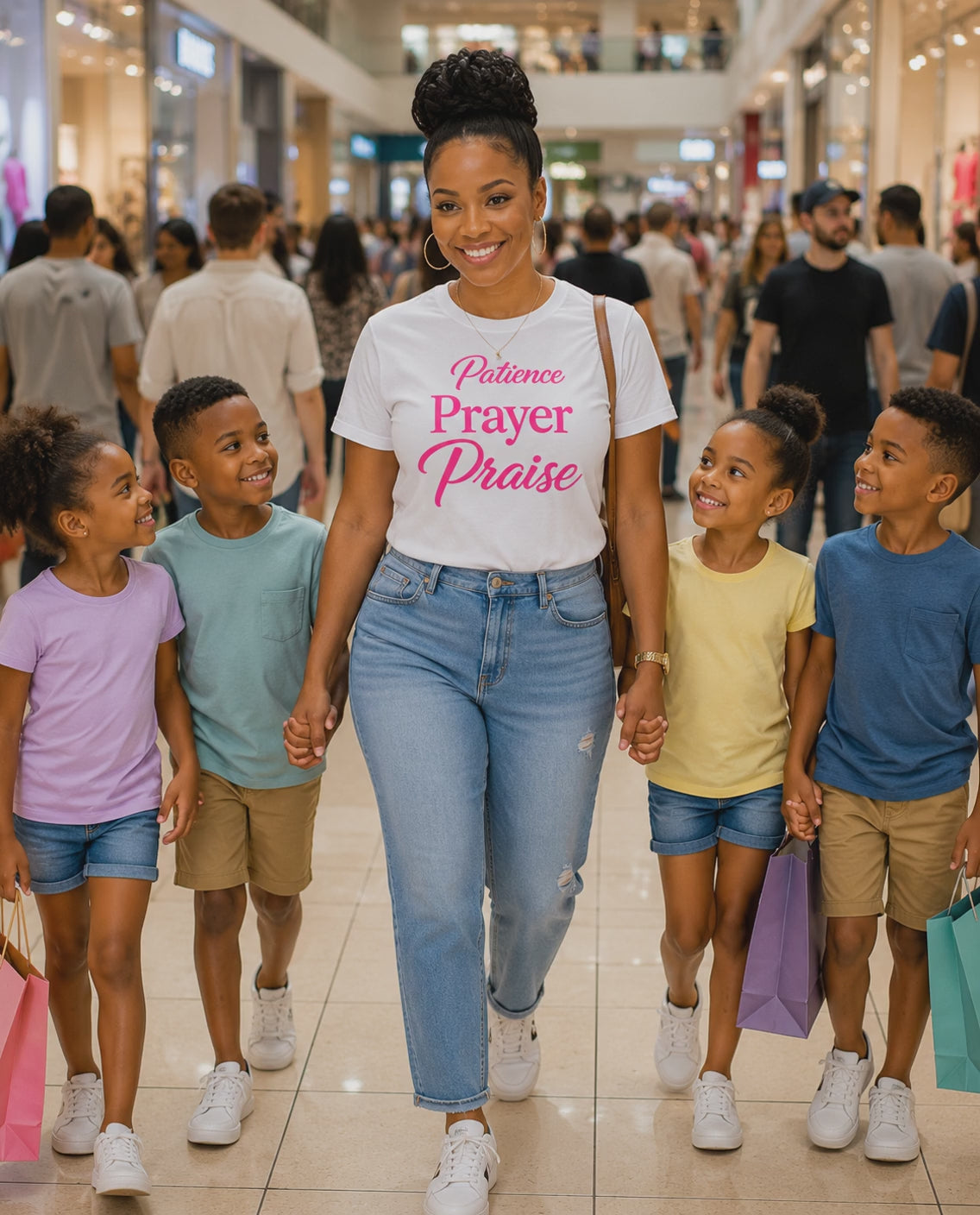 Patience Prayer Praise Christian T-Shirt | Faith-Based Inspirational t-shirt starting at $20